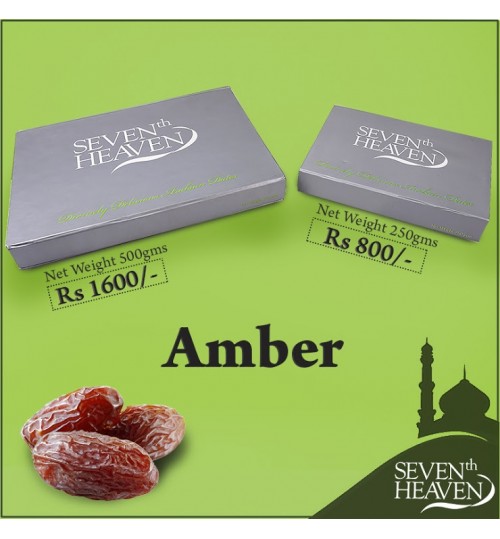 Amber Dates 250gms Pack